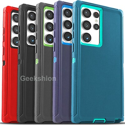 #ad Heavy Duty Shockproof Case For Samsung Galaxy S24 S23 Plus S22 S21 Ultra Cover $8.98