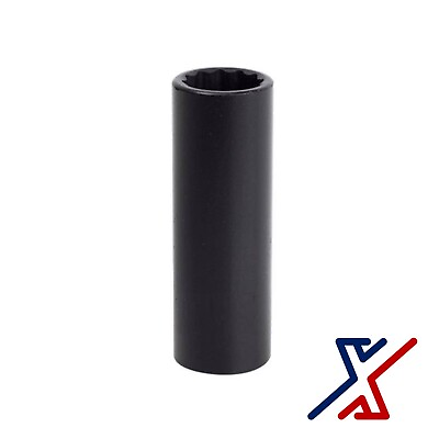 #ad 24 mm. x 1 2quot; Drive 12 Point Deep Impact Socket Spindle Axle Nut by X1 Tools $13.94