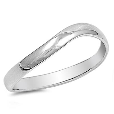 #ad Sterling Silver Woman#x27;s Men#x27;s Thumb Ring Strong Unique 925 Band 3mm Sizes 4 13 $12.99