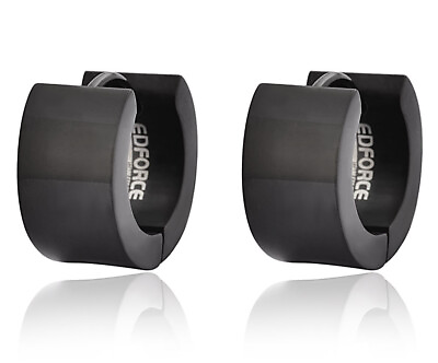#ad Edforce Stainless Steel Small Hoop Huggie Earrings For Men Women $9.99