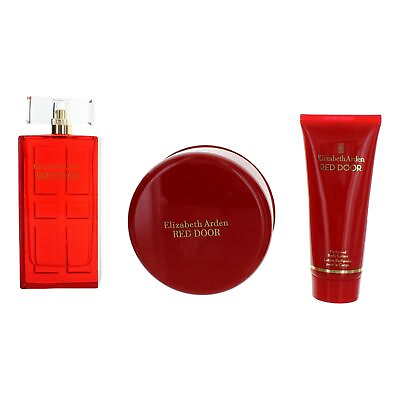 #ad #ad Red Door by Elizabeth Arden 3 Piece Gift Set for Women with Powder $40.14