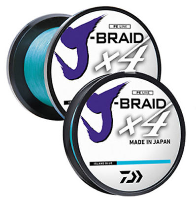 #ad NEW DAIWA J BRAID X4 BRAIDED LINE ISLAND BLUE 150 Yards select sizes $10.95