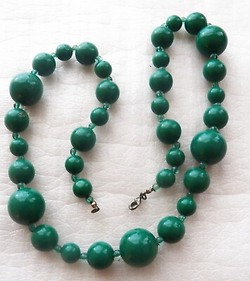 #ad Dark Green Beaded Necklace #fashion #necklace #jewelry $6.52