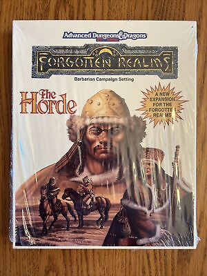 #ad THE HORDE Forgotten Realms Damp;D 1990 Campaign Boxed Set NEW SEALED IN SHRINK $399.00