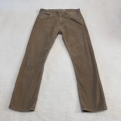 #ad Patagonia Mens Pants Size 34x30 Brown Tan Iron Clad Straight Leg Corduroy Cotton $34.88