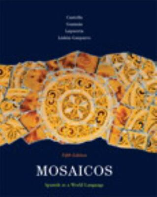 #ad Mosaicos: Spanish as a World Language 5th E 0135001536 hardcover De Castells $4.44