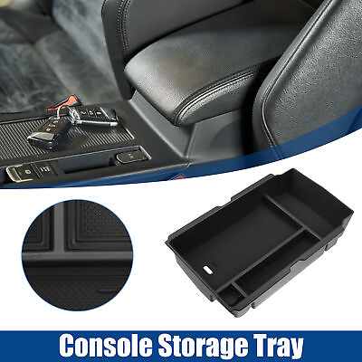 #ad 1 Pcs Front Center Console Organizer Tray Fit for Honda CRV ABS Rubber Black AU $22.79