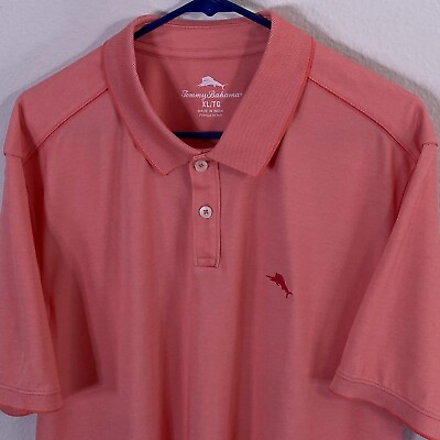 TOMMY BAHAMA Men’s S S Casual Shirt size X LARGE color SALMON $27.00