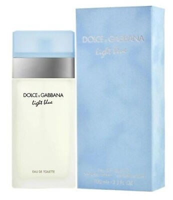 Dolce amp; Gabbana Light Blue 3.3 3.4 oz Women’s Eau de Toilette Spray NEW SEALED $31.75