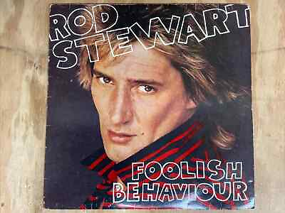 #ad Rod Stewart Foolish Behaviour LP Album Orl GBP 6.90