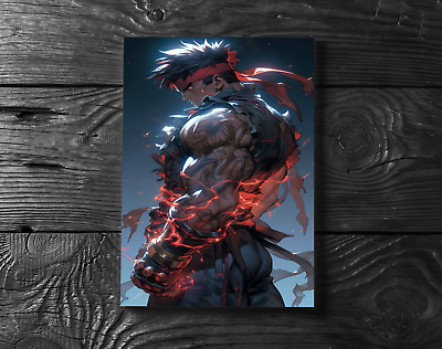 #ad Evil Ryu Street Fighter Capcom Video Game Poster Print No Frame $15.99