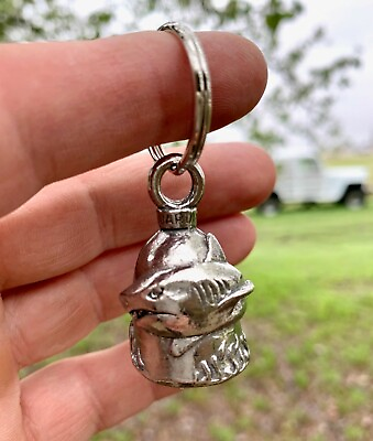 #ad #ad Shark GUARDIAN Bell of Good Luck fortune pet keychain gift amazing detailed art $13.98