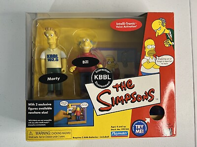 #ad Simpsons KBBL Radio Station Interactive Environment Playmates New $24.00