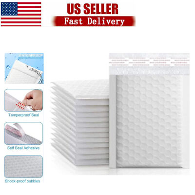 200PCS Mailers Bubble Matte Poly Padded Envelopes 4 Layers Mailers Self Sealing $104.68