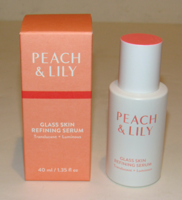 #ad Peach amp; Lily Glass Skin Refining Face Serum 1.35 Oz 40 mL Full Size NIB MSRP $39 $29.90