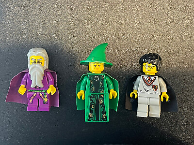 #ad Lego 4729 Minifigs Dumbledore Harry Potter McGonagall 4709 4707 $45.00