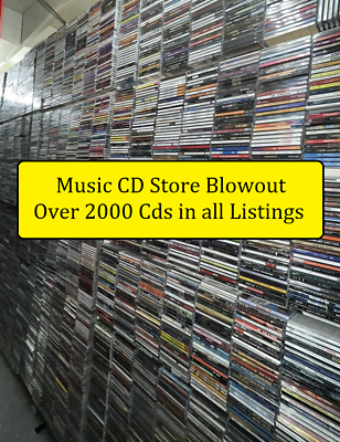 #ad You Pick CD Collection 1970 2010 Rock Dance All Genre CDs Buy more and save $12.00