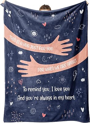 #ad I Love You Gifts Soft Blanket with Love HugBoyfriend Girlfriend Mother#x27;s Day $39.95