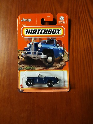 #ad 2024 Matchbox 1948 Willys Jeepster #10 100 Blue 🆕 $8.00
