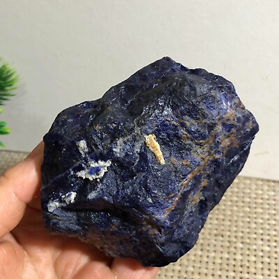 #ad 341g Natural Sodalite rough Quartz crystal gem Reike Healing h099 $35.75