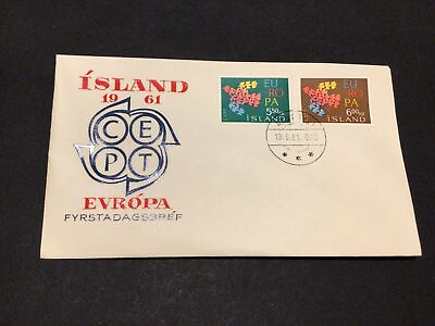 #ad Iceland 1961 Europa first day cover Ref 60368 GBP 7.24