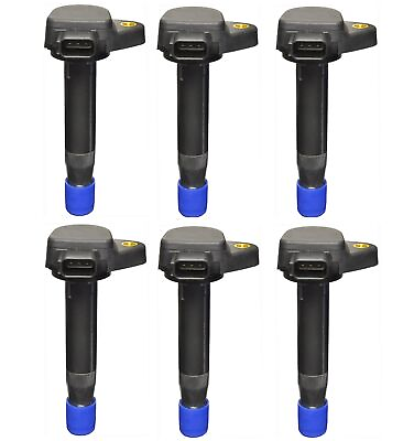 #ad Set of 6 Denso Direct Ignition Coils for Acura CL TL RL Honda Accord Odyssey $199.98
