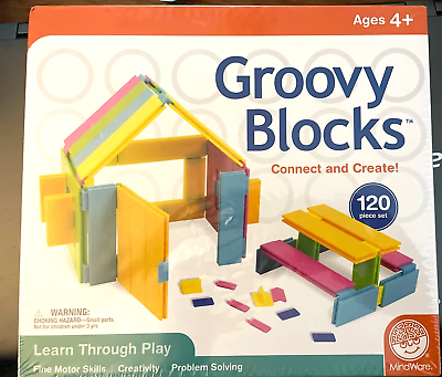 #ad Groovy Blocks Connect Create SEALED MindWare 2017 Educational Learning Preschool $12.95