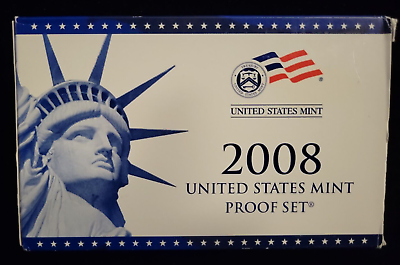 #ad 2008 US Mint Proof Set Beautiful Set OGP Box Uncirculated $29.95