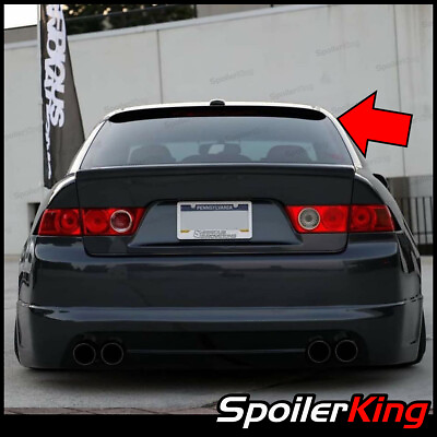 #ad 284R StanceNride Rear Roof Spoiler Window Wing Fits: Acura TSX 2004 08 CL9 $76.30
