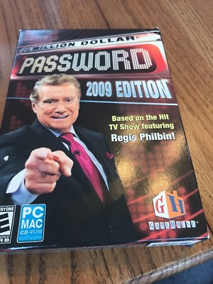 #ad Video Game PC Million Dollar Password 2009 Edition with Regis Philbin MAC $22.93