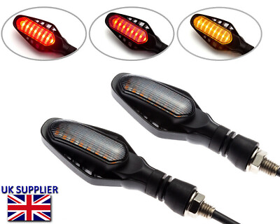 #ad Motorbike Indicators fits BMW Triumph Ducati LED with Tail Light included GBP 24.99