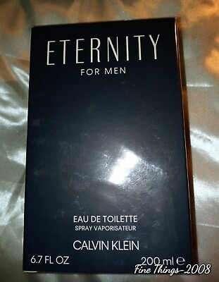 Cologne ETERNITY For Men by Calvin Klein 6.7 oz Eau De Toilette Spray New In Box $49.99