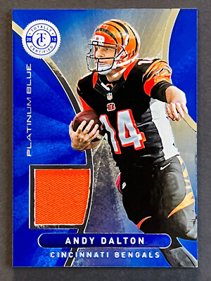 #ad 2012 Panini Totally Certified #19 Andy Dalton 99 Blue Materials Bengals $7.64