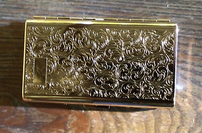 #ad Pretty Brass Cigarette or anything else Case $20.00