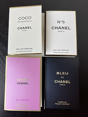 #ad #ad Chanel Perfume Collection For Women Vials Spray 4Pc Set Great GIFT $39.99