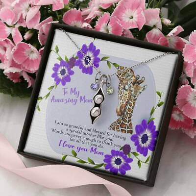 #ad #ad Mother Personalized Necklace Child Birthstones Mothers Day MOM Gift Amazing Mom $42.47