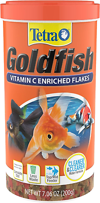 #ad Fin Goldfish Flakes 7.06 Ounces Balanced Diet Fish Food $13.30