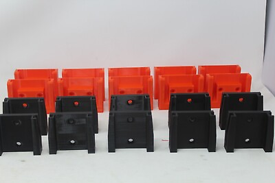 #ad Fits Ridgid 18v Tool and Battery Holder Orange and Black 10 of Each Organizer $27.89
