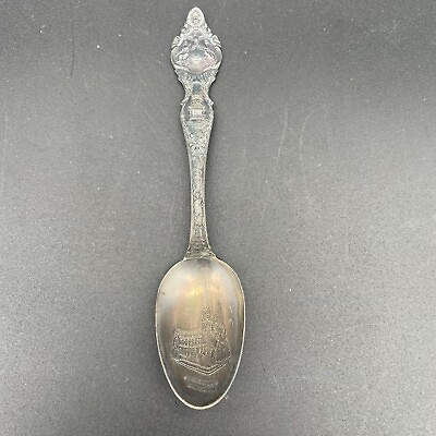 #ad St. Patrick#x27;s Cathedral New York Sterling Silver Souvenir Teaspoon 6quot; $39.96