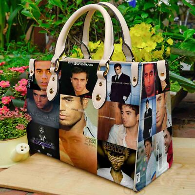 #ad Enrique Iglesias Women Leather Hand Bag Custom Leather Bag fan gift handbag $65.99