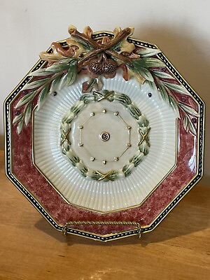 #ad Fitz amp; Floyd EQUESTRIAN Plate Chestnut amp; Leaves Wall Decor Plate 9” $20.00