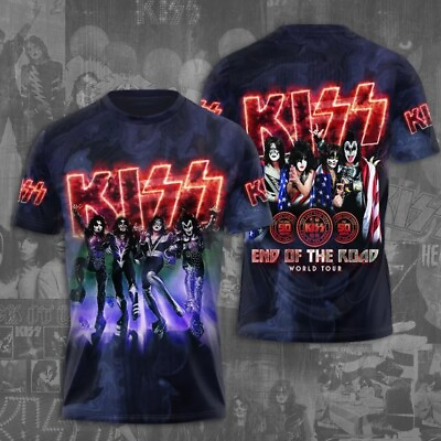 #ad Unisex 3D Rock Band Short Sleeve Unisex All Over Print Shirt Perfect Gift F $27.99