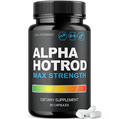 #ad Alpha Hotrod Supplement Hot Rod Pills Max Strength 60 Capsules $34.95