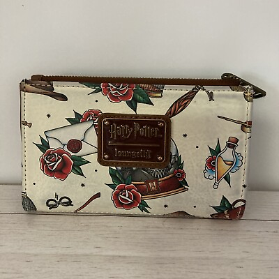 #ad Loungefly x Harry Potter Tattoo All Over Print Wallet one size Multi $35.00