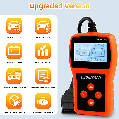 #ad Automotive OBD2 Scanner OBD Code Reader Car Diagnostic Tool Check Engine Fault $13.99
