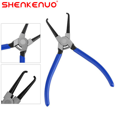 #ad Blue Metal Car Fuel Tube Buckle Connector Quick Release Removal Pliers Tweezers $9.99