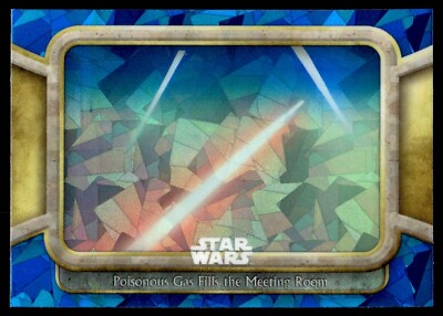 #ad #ad Poisonous Gas Fills the Meeting Room 2024 Topps Chrome Star Wars Sapphire #4 $7.21