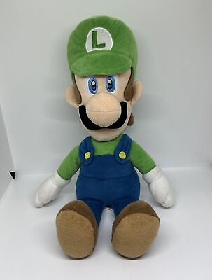 #ad Super Mario Luigi Plush 16” Nintendo LUIGI Plush Pre Owned $15.00