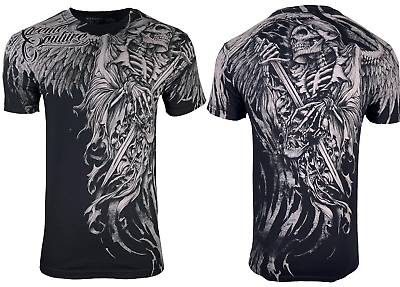 #ad Xtreme Couture by Affliction Men#x27;s T Shirt Wielding Death $26.95