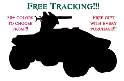 #ad Warthog Silhouette Free Gift Halo Master Chief Vinyl Decal Sticker 117 $3.95